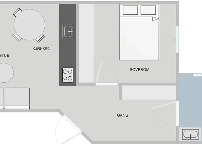 Ralekker 2-roms * Bergen